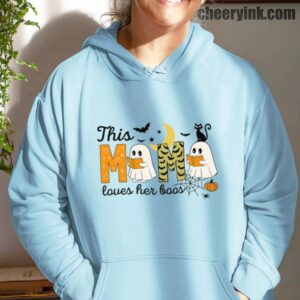 Hoodie Happy Halloween Mama Boo 18