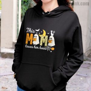 Hoodie Happy Halloween Mama Boo 20