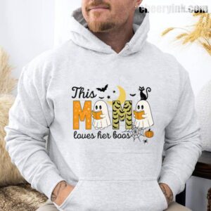 Hoodie Happy Halloween Mama Boo 29