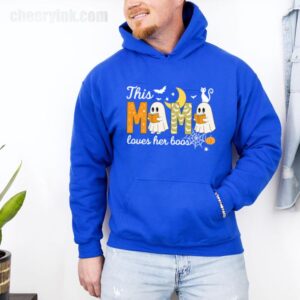 Hoodie Happy Halloween Mama Boo 30