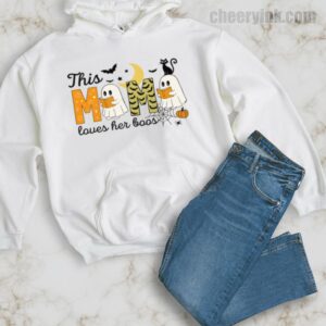 Hoodie Happy Halloween Mama Boo 34