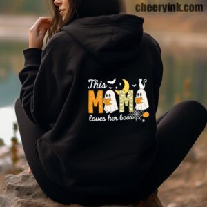 Hoodie Happy Halloween Mama Boo 4