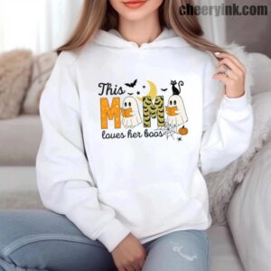 Hoodie Happy Halloween Mama Boo 6