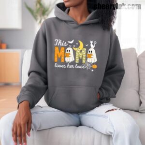 Hoodie Happy Halloween Mama Boo 9