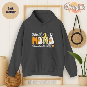 Hoodie Happy Halloween Mama Boo Dark