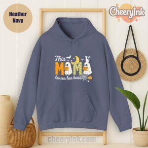 Hoodie Happy Halloween Mama Boo Heather