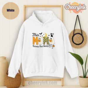 Hoodie Happy Halloween Mama Boo
