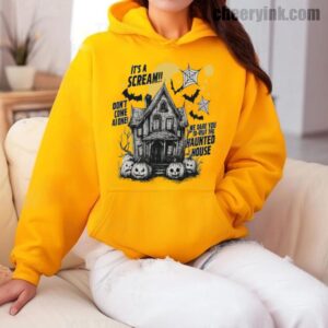 Hoodie Happy Halloween Scream House 10