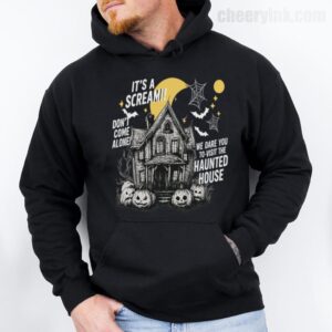 Hoodie Happy Halloween Scream House 28