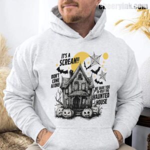 Hoodie Happy Halloween Scream House 29