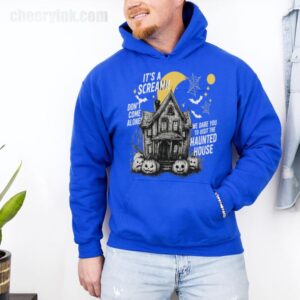 Hoodie Happy Halloween Scream House 30