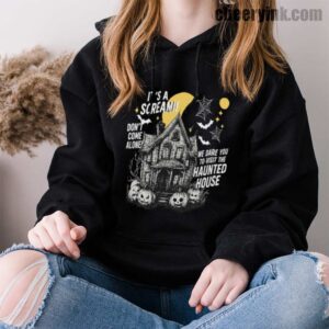 Hoodie Happy Halloween Scream House 33
