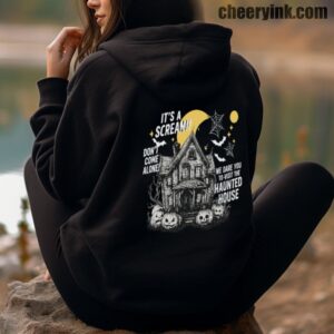 Hoodie Happy Halloween Scream House 4