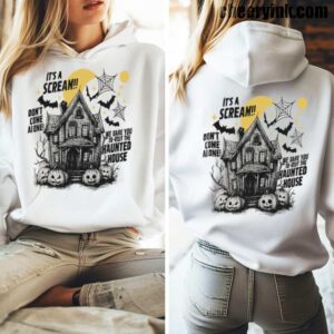 Hoodie Happy Halloween Scream House 5