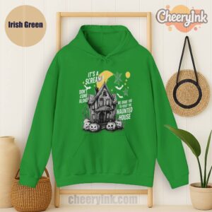Hoodie Happy Halloween Scream House Irish