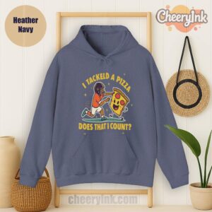 Hoodie I Tackled A Pizza Heather