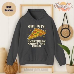 Hoodie One Bite Pizza Dark