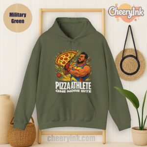 Hoodie Pizza Athlete Military