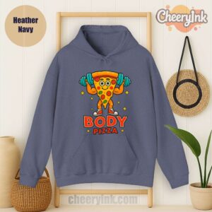 Hoodie Pizza Body Heather