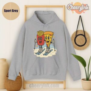 Hoodie Pizza French Fry Sport