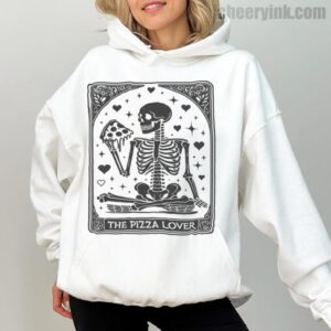 Hoodie Skeleton Pizza Lover 1