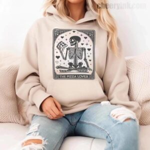 Hoodie Skeleton Pizza Lover 11
