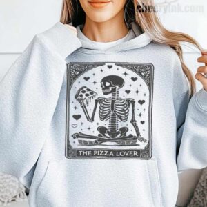Hoodie Skeleton Pizza Lover 15