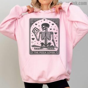 Hoodie Skeleton Pizza Lover 2