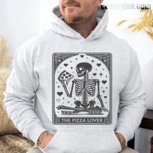 Hoodie Skeleton Pizza Lover 29