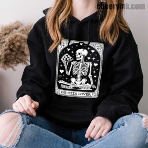 Hoodie Skeleton Pizza Lover 33