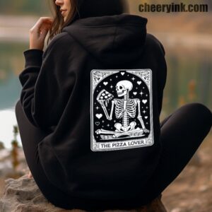 Hoodie Skeleton Pizza Lover 4