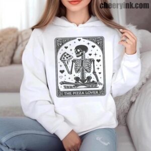 Hoodie Skeleton Pizza Lover 6