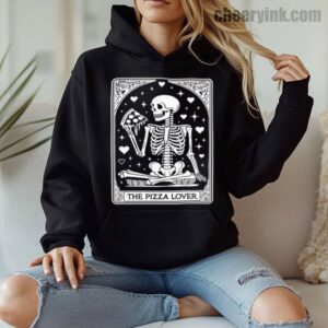 Hoodie Skeleton Pizza Lover 8