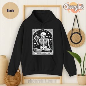 Hoodie Skeleton Pizza Lover