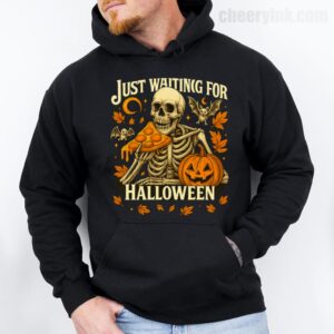 Hoodie Skeleton Pizza Lover Halloween 28