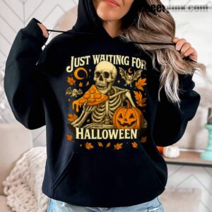 Hoodie Skeleton Pizza Lover Halloween 3