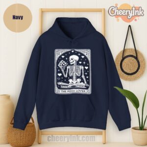 Hoodie Skeleton Pizza Lover