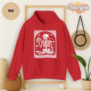 Hoodie Skeleton Pizza Lover