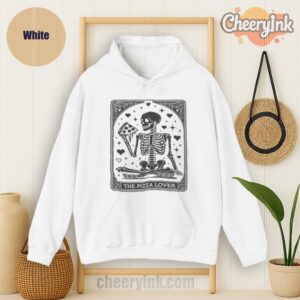 Hoodie Skeleton Pizza Lover