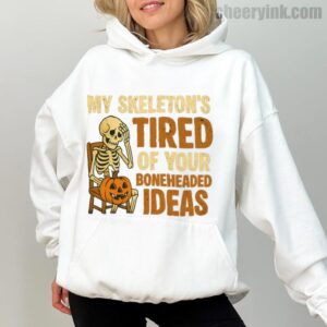Hoodie Skeleton S Tired 1