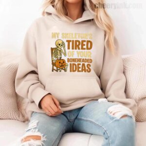 Hoodie Skeleton S Tired 11
