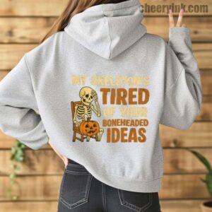 Hoodie Skeleton S Tired 14