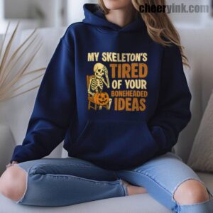 Hoodie Skeleton S Tired 16 Hoodie