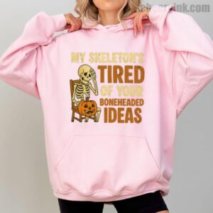 Hoodie Skeleton S Tired 2