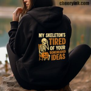 Hoodie Skeleton S Tired 4