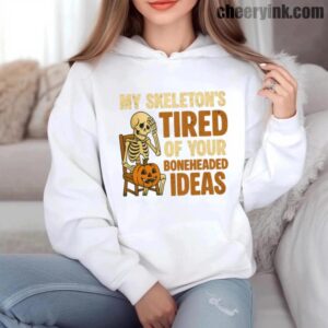 Hoodie Skeleton S Tired 6