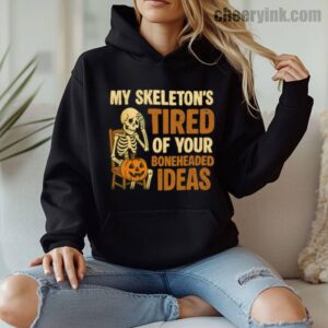 Hoodie Skeleton S Tired 8