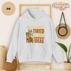 Hoodie Skeleton S Tired