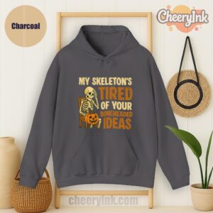 Hoodie Skeleton S Tired