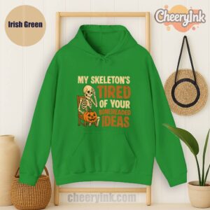 Hoodie Skeleton S Tired Irish